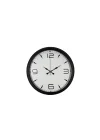 Mey İthalat® Precision Black 40 Cm Metal Duvar Saati