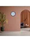 Mey İthalat® Premium Kırmızı 36 Cm Duvar Saati