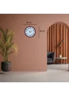 Mey İthalat® Premium Kırmızı 36 Cm Duvar Saati