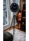 Mey İthalat® Prestige Krom Tripod Ayaklı Saat