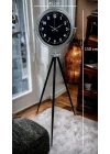 Mey İthalat® Prestige Krom Tripod Ayaklı Saat