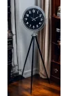 Mey İthalat® Prime Krom Tripod Ayaklı Saat