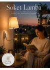 Mey İthalat® Priz Lambası Esnek Kollu Yatak Başı Aydınlatma