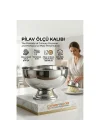 Mey İthalat® Profesyonel 14 Cm Çapında Pilav Kalıbı - Helva Kalıbı 304 Paslanmaz Çelik  723025