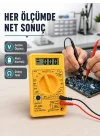 Mey İthalat® Profesyonel Dijital Multimetre Volt Amper Direnç Ölçümü Yeni Nesil