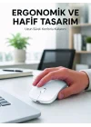 Mey İthalat® Profesyonel Kablosuz Bluetooth Mouse Çift Modlu Şarjlı Ergonomik Fare
