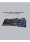 Mey İthalat® Profesyonel  Klavye Mouse Seti – RGB Işıklı, Türkçe Q, DPI Ayarlı, Dayanıklı Gövde