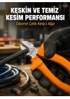 Mey İthalat® Profesyonel Kullanıma Uygun Dövme Çelik Yan Keski