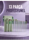 Mey İthalat® Profesyonel Makyaj Fırça Seti Yumuşak Kıllı Taşınabilir Çantalı