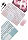 Mey İthalat® Profesyonel Wifi Q Klavye Bluetooth Klavye Touchpad 10.8 Inç Yeni Nesil
