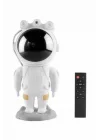 Mey İthalat® Projeksiyon Astronot Lamba Speaker Sevimli Astronot Bluetooth Hoparlör Yeni Nesil