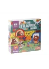 Mey İthalat® PRS 32702 The Traffic Rush Pre School Puzzle 12 Parça