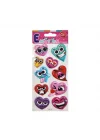 Mey İthalat® Puffy Stickers Kalpler