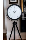 Mey İthalat® Pure Black Tripod Ayaklı Saat