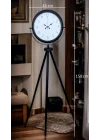 Mey İthalat® Pure Black Tripod Ayaklı Saat