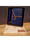 Mey İthalat® Pusula Defter Ve Tükenmez Kalem Set
