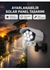 Mey İthalat® PVC+PC Malzemeli, 2si 1 Arada Güvenlik Lambası – Ayarlanabilir Başlık ve Panel Açısı
