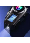 Mey İthalat®  Q58 Motorsikletler İçin Fener Özellikli SD Kart Bölümlü LCD Ekranlı Kablosuz Bluetooth Kulaklıklı – Suya Dayanıklı Kask Kulaklığı