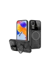 Mey İthalat®  Realme 11 Pro Plus Joy Lens Standlı Kapak - Siyah
