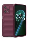 Mey İthalat®  Realme 9 Pro 5G Kılıf Optimum Silikon - Bordo
