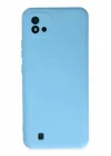 Mey İthalat®  Realme C11 2021 Kılıf Nano içi Kadife Silikon - Mavi
