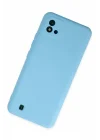 Mey İthalat®  Realme C11 2021 Kılıf Nano içi Kadife Silikon - Mavi
