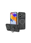 Mey İthalat®  Realme C53 Kılıf Joy Lens Standlı Kapak - Siyah