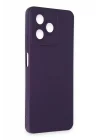 Mey İthalat®  Realme C53 Kılıf Nano içi Kadife Silikon - Mor