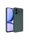 Mey İthalat®  Realme C61 Kılıf First Silikon - Koyu Yeşil