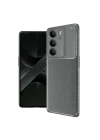 Mey İthalat®  Realme C75 4G Auto Focus Karbon Kapak - Gri