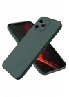 Mey İthalat®  Realme Note 50 4G Kılıf First Silikon - Koyu Yeşil