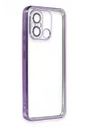 Mey İthalat®   Redmi 12C Kılıf  Lensli Silikon - Mor