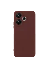 Mey İthalat®   Redmi 13 4G Kılıf First Silikon - Bordo