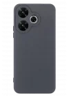 Mey İthalat®   Redmi 13 4G Kılıf First Silikon - Gri