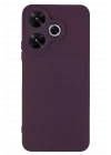Mey İthalat®   Redmi 13 4G Kılıf First Silikon - Mürdüm