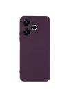Mey İthalat®   Redmi 13 4G Kılıf First Silikon - Mürdüm