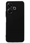 Mey İthalat®   Redmi 13 4G Kılıf First Silikon - Siyah