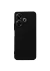 Mey İthalat®   Redmi 13 4G Kılıf First Silikon - Siyah