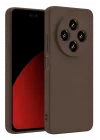 Mey İthalat®   Redmi 14C Kılıf First Silikon - Kahverengi