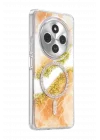 Mey İthalat®   Redmi 14C Lotus Simli Magsafe Kapak - Yeşil
