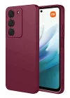 Mey İthalat®   Redmi 15 4G First Silikon - Bordo