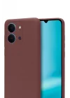 Mey İthalat®   Redmi 15C 4G First Silikon - Bordo