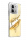 Mey İthalat®   Redmi 15C 4G Lotus Simli Magsafe Kapak - Gümüş