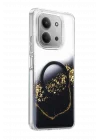 Mey İthalat®   Redmi 15C 4G Lotus Simli Magsafe Kapak - Siyah