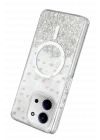 Mey İthalat®   Redmi 15C 4G Misk Simli Magsafe Kapak - Desen 1