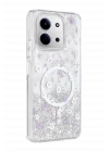 Mey İthalat®   Redmi 15C 4G Misk Simli Magsafe Kapak - Desen 2