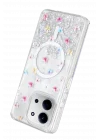 Mey İthalat®   Redmi 15C 4G Misk Simli Magsafe Kapak - Desen 4