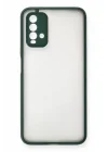 Mey İthalat®   Redmi 9T Kılıf Montreal Silikon Kapak - Yeşil