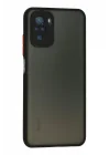 Mey İthalat®   Redmi Note 10 Kılıf Montreal Silikon Kapak - Siyah
