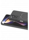 Mey İthalat®   Redmi Note 12 Pro 4G Regal Magsafe Standlı Kapak - Titan Gri